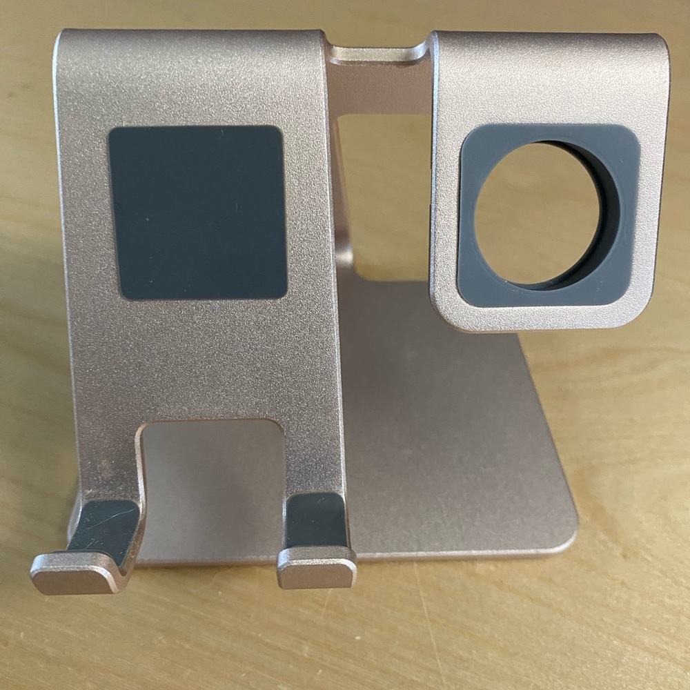 iPhone charging stand.